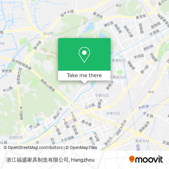 浙江福盛家具制造有限公司 map