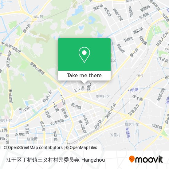 江干区丁桥镇三义村村民委员会 map