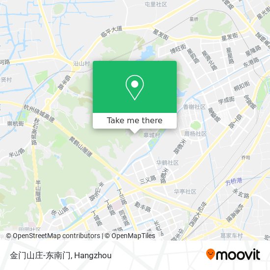金门山庄-东南门 map