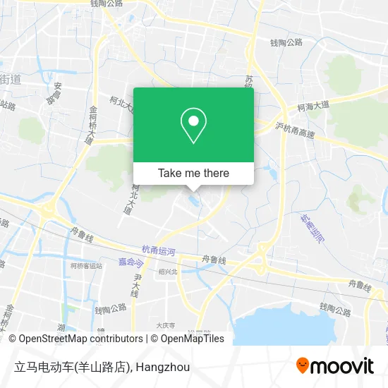 立马电动车(羊山路店) map