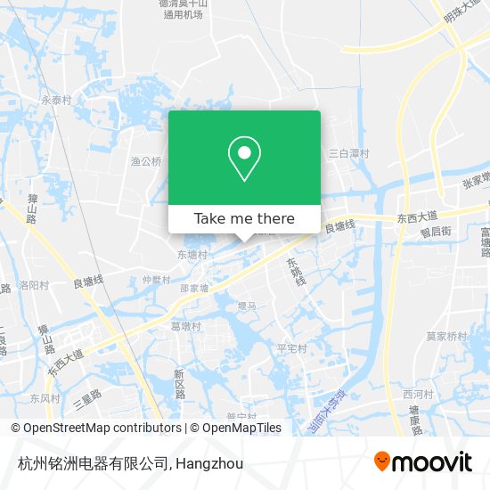 杭州铭洲电器有限公司 map