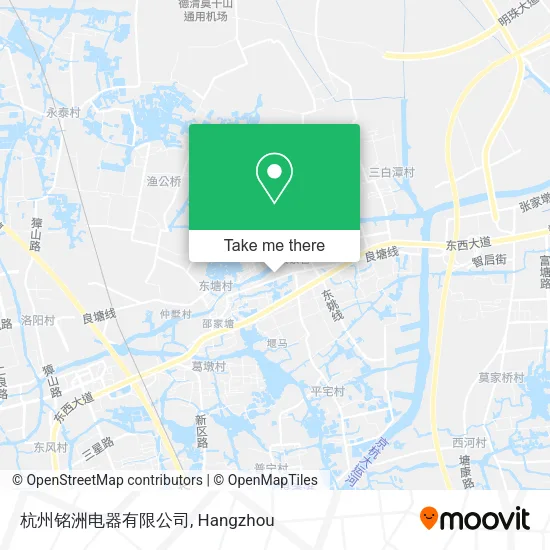 杭州铭洲电器有限公司 map