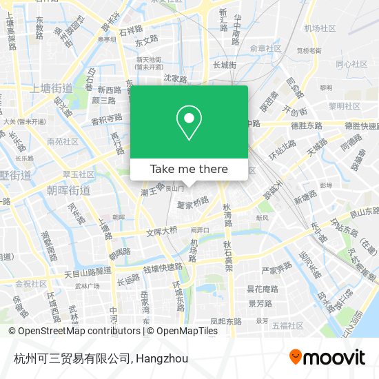 杭州可三贸易有限公司 map