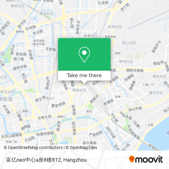 富亿neo中心a座8楼812 map