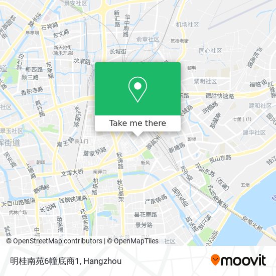 明桂南苑6幢底商1 map