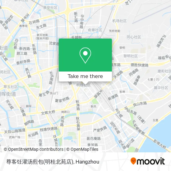 尊客饪灌汤煎包(明桂北苑店) map
