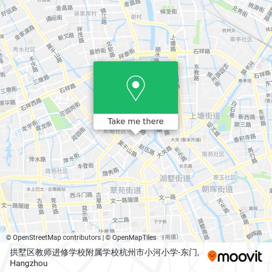 拱墅区教师进修学校附属学校杭州市小河小学-东门 map