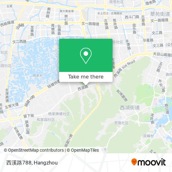 西溪路788 map