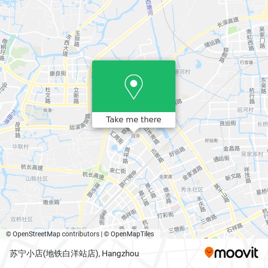 苏宁小店(地铁白洋站店) map