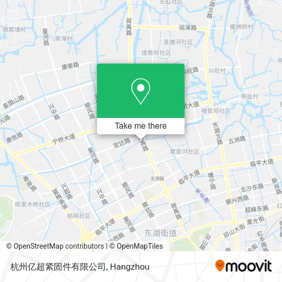 杭州亿超紧固件有限公司 map