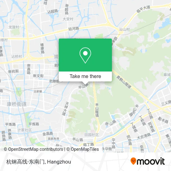 杭钢高线-东南门 map