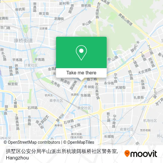 拱墅区公安分局半山派出所杭玻阔板桥社区警务室 map