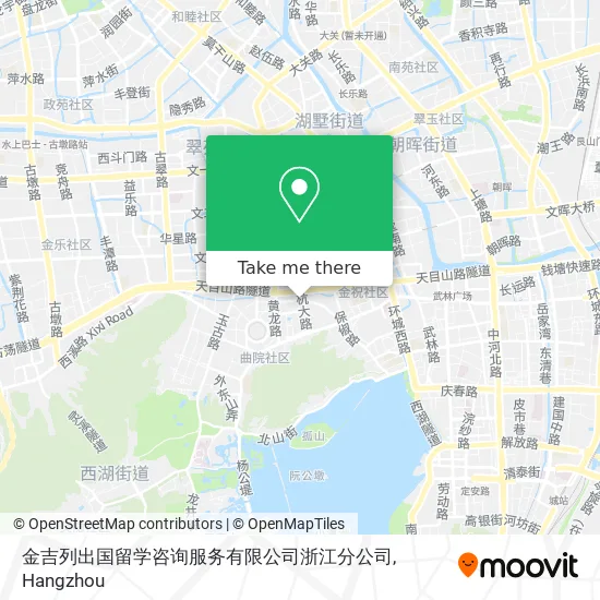 金吉列出国留学咨询服务有限公司浙江分公司 map