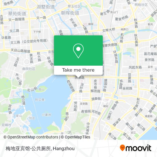 梅地亚宾馆-公共厕所 map