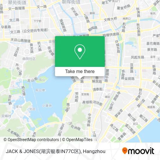 JACK & JONES(湖滨银泰IN77C区) map