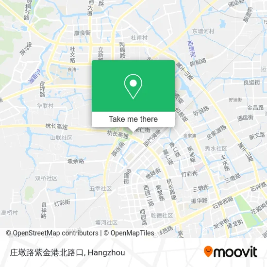 庄墩路紫金港北路口 map