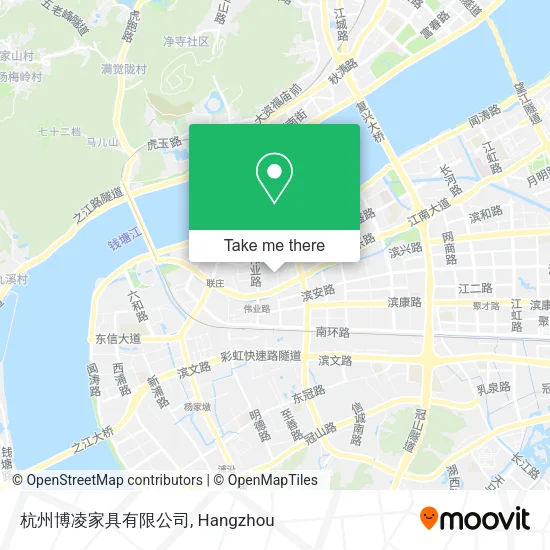 杭州博凌家具有限公司 map