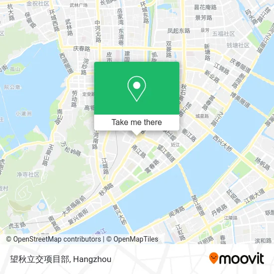 望秋立交项目部 map