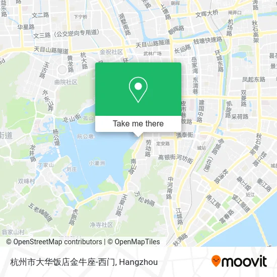 杭州市大华饭店金牛座-西门 map