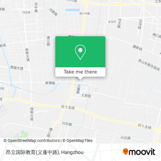 昂立国际教育(义蓬中路) map