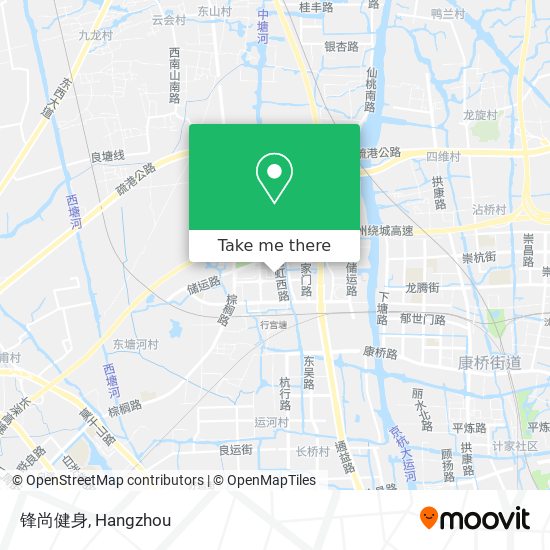 锋尚健身 map