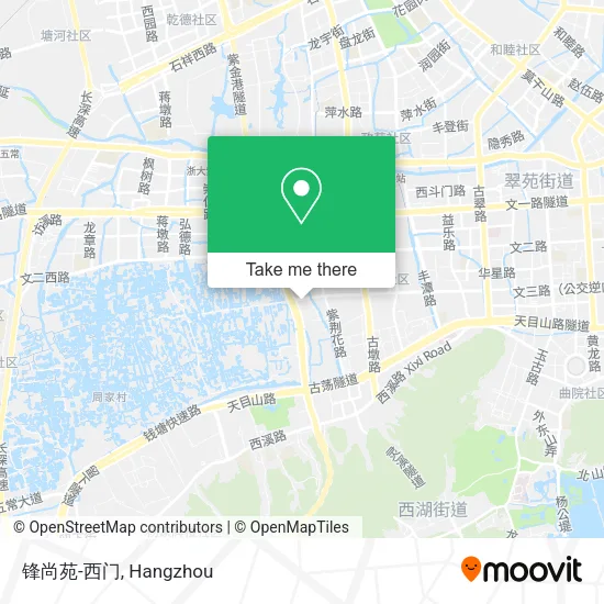 锋尚苑-西门 map