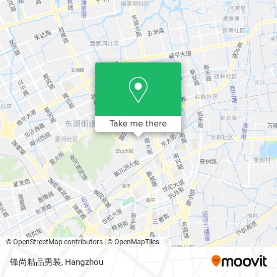 锋尚精品男装 map