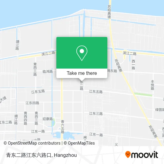 青东二路江东六路口 map