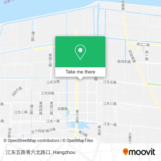 江东五路青六北路口 map