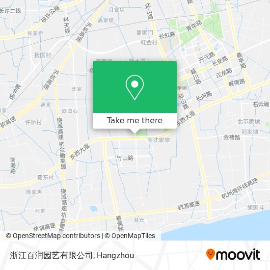 浙江百润园艺有限公司 map