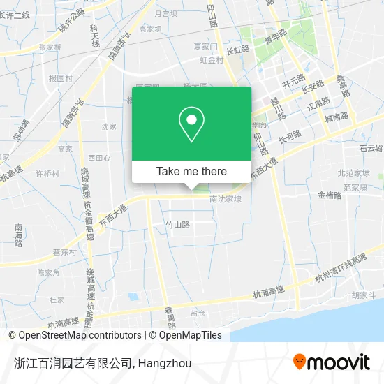 浙江百润园艺有限公司 map