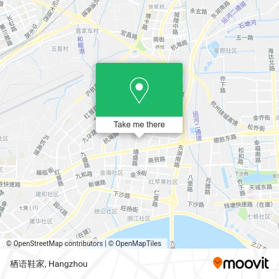 栖语鞋家 map