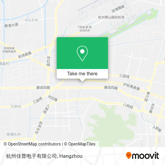 杭州佳普电子有限公司 map