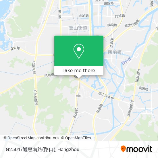 G2501/通惠南路(路口) map