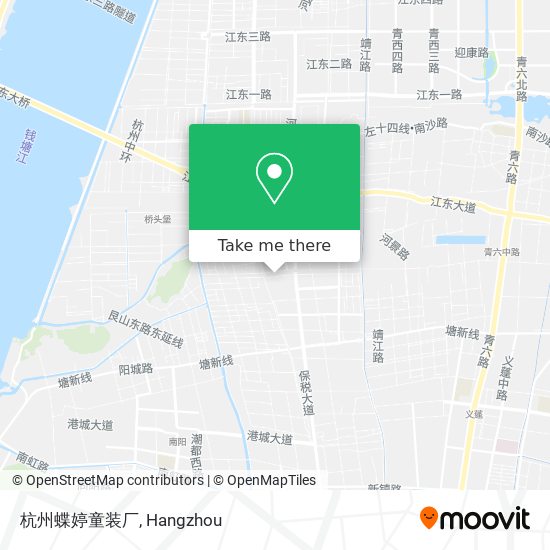 杭州蝶婷童装厂 map