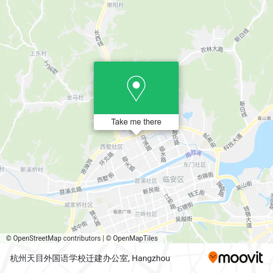 杭州天目外国语学校迁建办公室 map