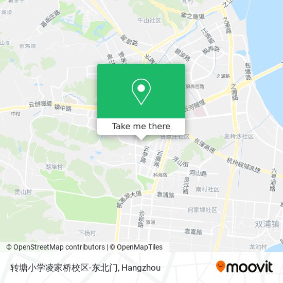 转塘小学凌家桥校区-东北门 map