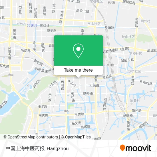 中国上海中医药报 map