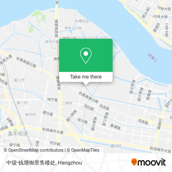 中骏·钱塘御景售楼处 map