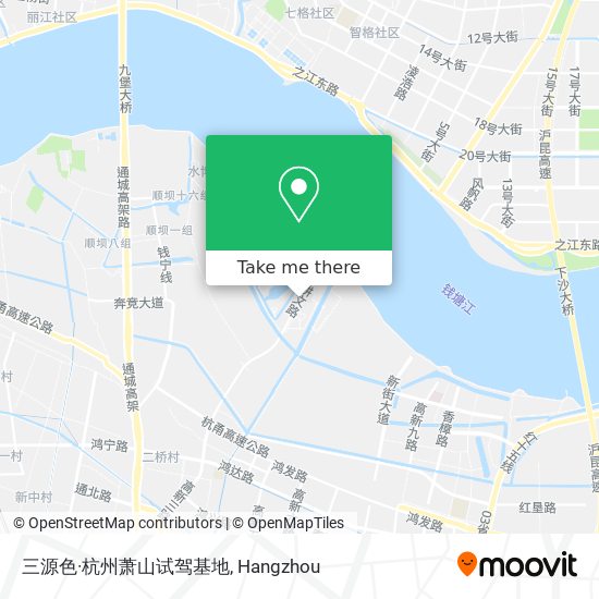三源色·杭州萧山试驾基地 map