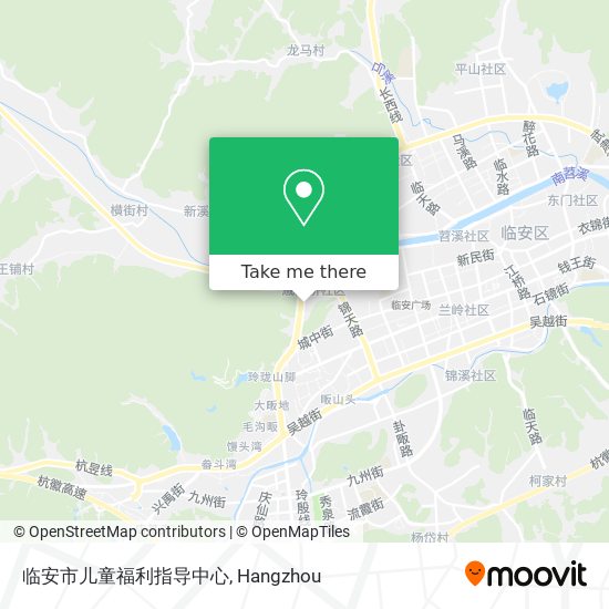 临安市儿童福利指导中心 map