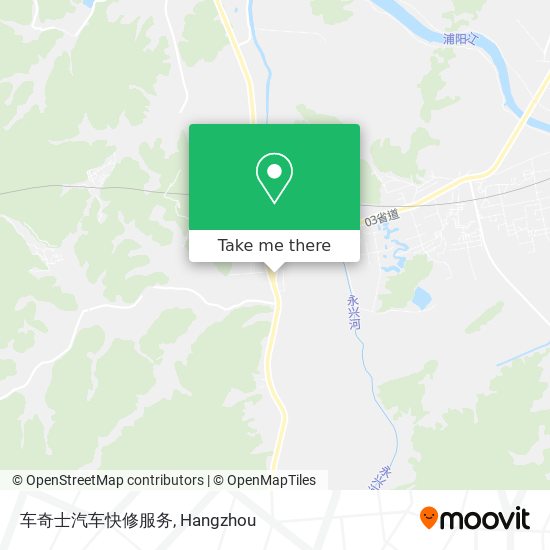 车奇士汽车快修服务 map