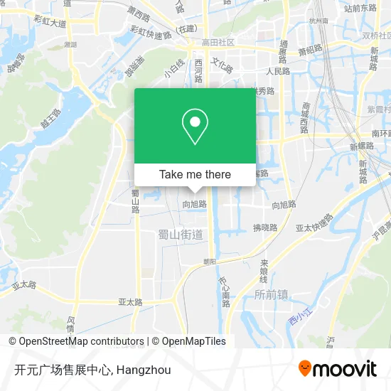 开元广场售展中心 map