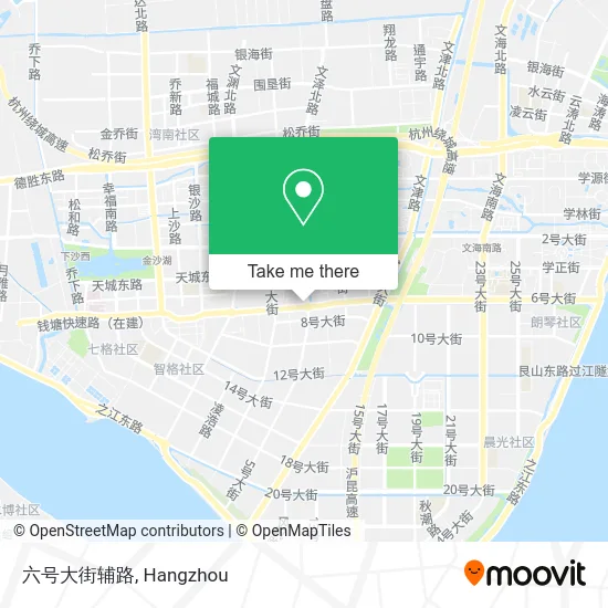 六号大街辅路 map