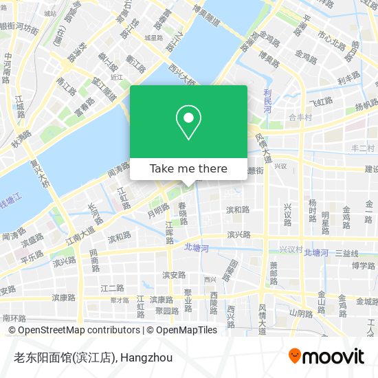 老东阳面馆(滨江店) map