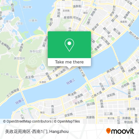 美政花苑南区-西南1门 map