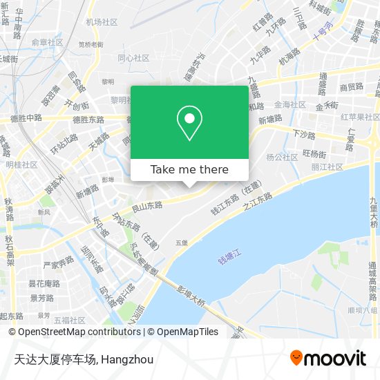 天达大厦停车场 map
