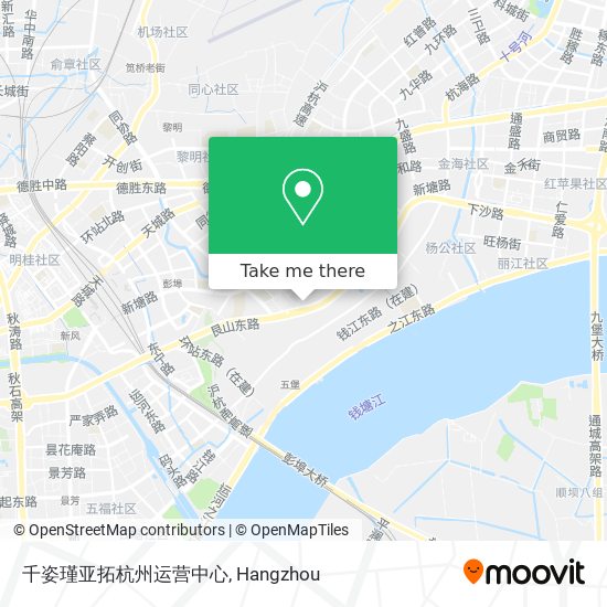 千姿瑾亚拓杭州运营中心 map