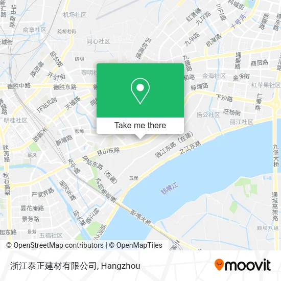 浙江泰正建材有限公司 map