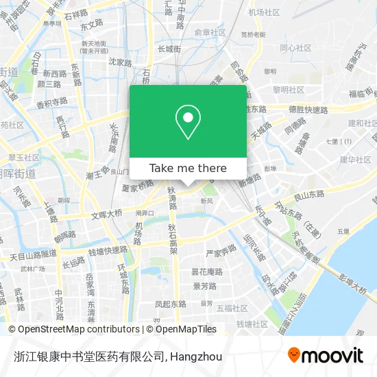 浙江银康中书堂医药有限公司 map